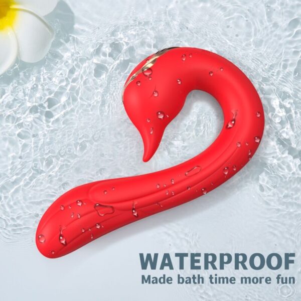 Armony Delfin — Tongue Vibrator, Heated, Red — Clitoral Vibrators — view 4