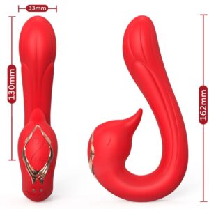 Armony Delfin — Tongue Vibrator, Heated, Red — Clitoral Vibrators — view 3
