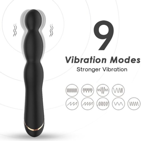 Armony Bambu — Vibrator, Rechargeable, Black — Classic Vibrators — view 3