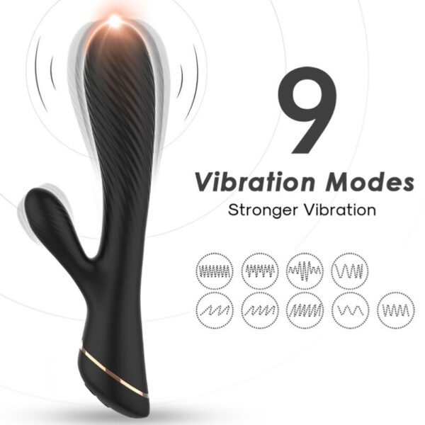 Armony — Rabbit Vibrator, Rechargeable, Black — Rabbit Vibrators