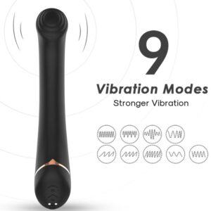 Armony Flat Head — Vibrator, Rechargeable, Black — Classic Vibrators