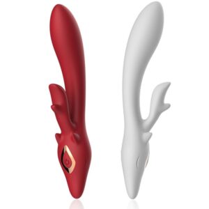 Armony Elk — Rabbit Vibrator, Rechargeable, Red — Rabbit Vibrators — view 4