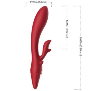 Armony Elk — Rabbit Vibrator, Rechargeable, Red — Rabbit Vibrators — view 3