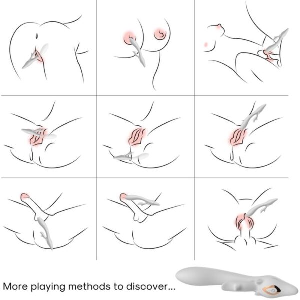 Armony Elk — Rabbit Vibrator, Rechargeable, Red — Rabbit Vibrators — view 2