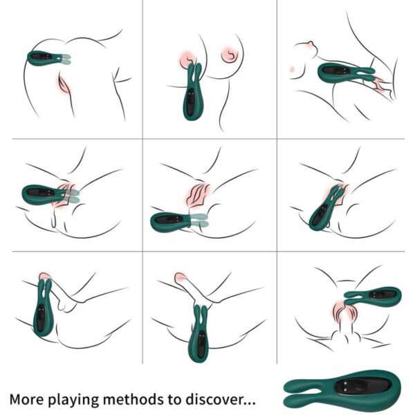Armony Eco Rabbit — Clitoral Vibrator, Rechargeable, Green — Clitoral Stimulators — view 4