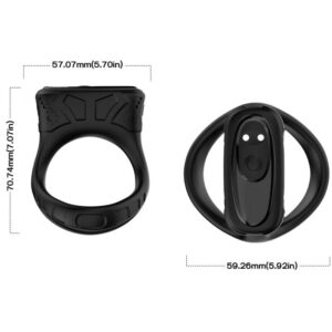 Armony Multiposition — Vibrating Cock Ring, Black — Cock Rings — view 4