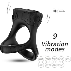 Armony Multiposition — Vibrating Cock Ring, Black — Cock Rings