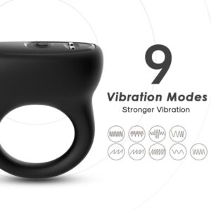 Armony — Vibrating Cock Ring, Black — Cock Rings — view 4