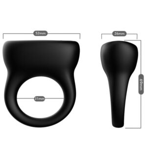 Armony — Vibrating Cock Ring, Black — Cock Rings — view 3