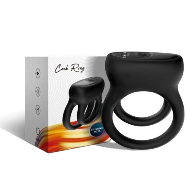 Armony Smooth — Vibrating Cock Ring, Black — Cock Rings — view 5