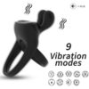 Armony Rabbit — Vibrating Cock Ring, Black — Cock Rings
