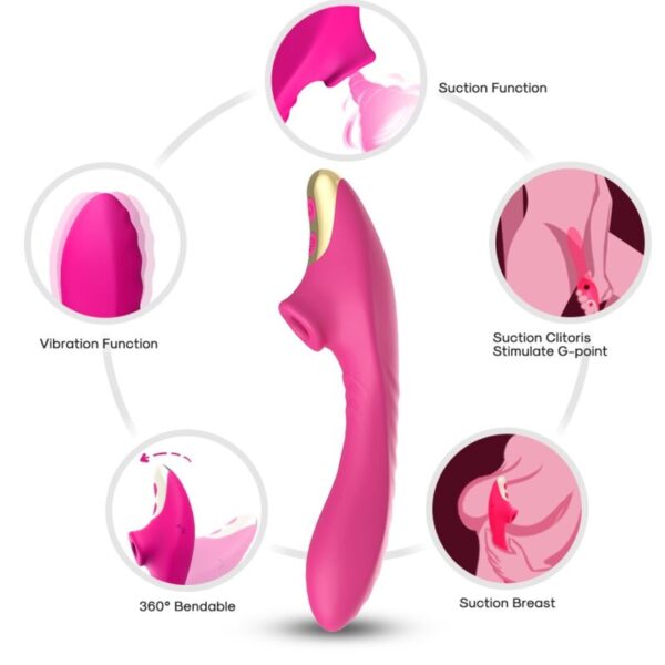 Armony Dudu — Clit Sucker, Rechargeable, Fuchsia — Clitoral Stimulators — view 2