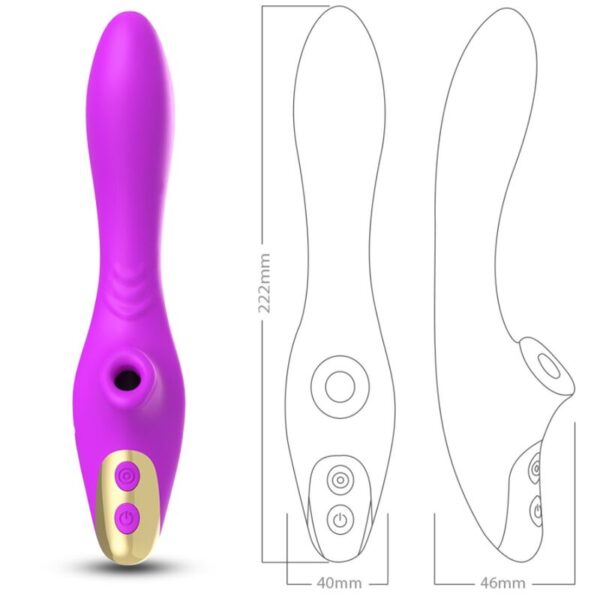Armony Dudu — Clit Sucker, Rechargeable, Violet — Clitoral Stimulators — view 4