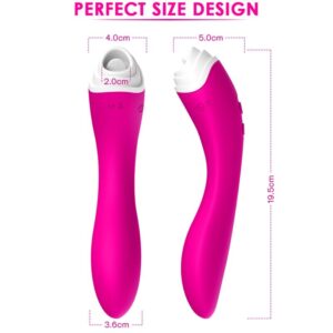 Armony Fairyland — Tongue Vibrator, Rechargeable, Fuchsia — Clitoral Stimulators — view 4