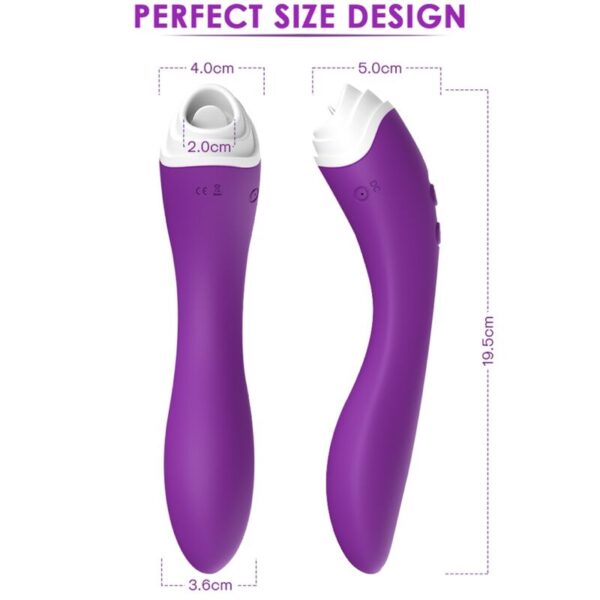 Armony Fairyland — Tongue Vibrator, Rechargeable, Purple — Clitoral Stimulators — view 2