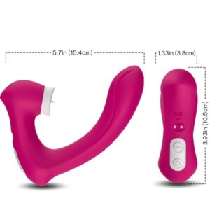 Armony Secretkiss — Tongue Vibrator, Rechargeable, Fuchsia — Clitoral Stimulators — view 4