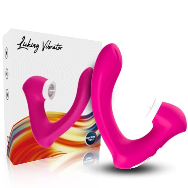 Armony Secretkiss — Tongue Vibrator, Rechargeable, Fuchsia — Clitoral Stimulators