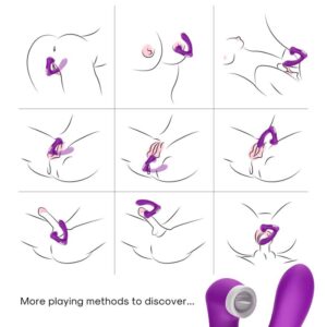 Armony Secretkiss — Tongue Vibrator, Rechargeable, Purple — Clitoral Stimulators — view 4