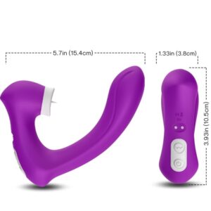 Armony Secretkiss — Tongue Vibrator, Rechargeable, Purple — Clitoral Stimulators — view 3