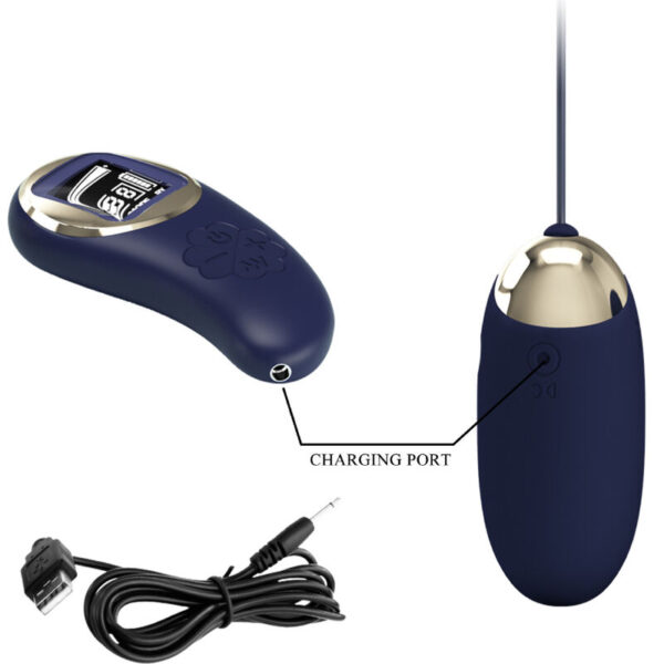 Pretty Love Mina — Vibrating Egg, Blue — Clitoral Stimulators — view 5