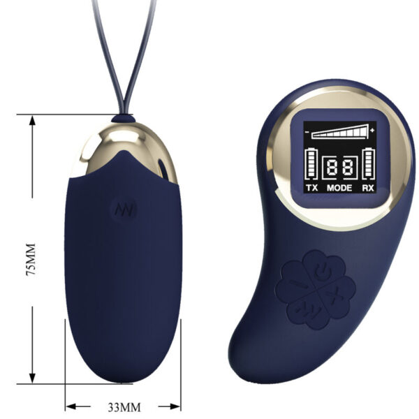 Pretty Love Mina — Vibrating Egg, Blue — Clitoral Stimulators — view 4