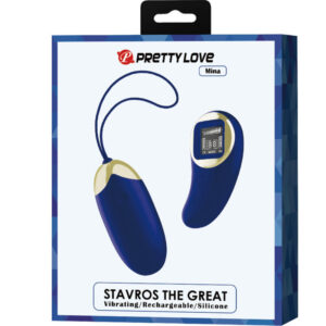 Pretty Love Mina — Vibrating Egg, Blue — Clitoral Stimulators — view 3