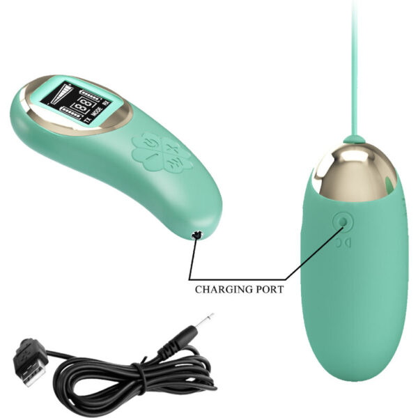 Pretty Love Mina — Vibrating Egg, Green — Clitoral Stimulators — view 5