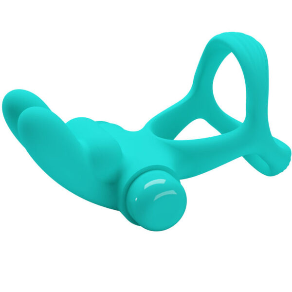 Pretty Love Dante — Vibrating Cock Ring, Green — Cock Rings — view 5
