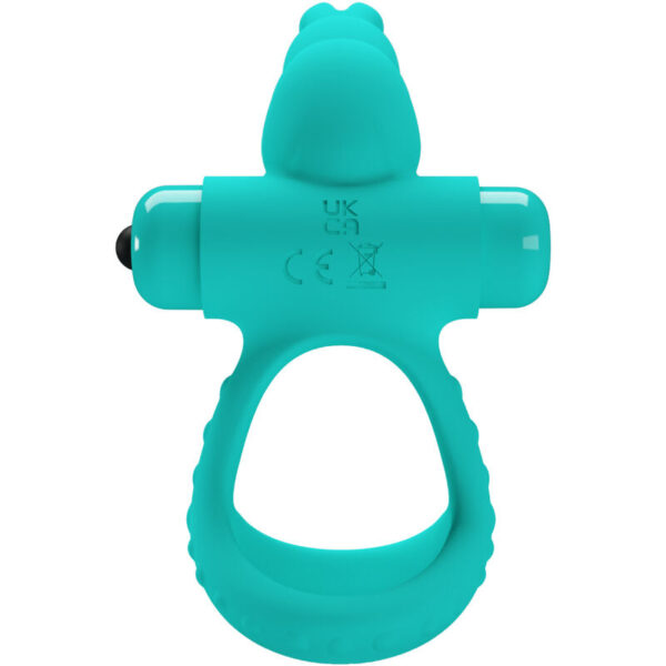 Pretty Love Figgy — Vibrating Cock Ring, Green — Cock Rings — view 4