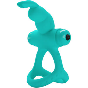 Pretty Love Figgy — Vibrating Cock Ring, Green — Cock Rings
