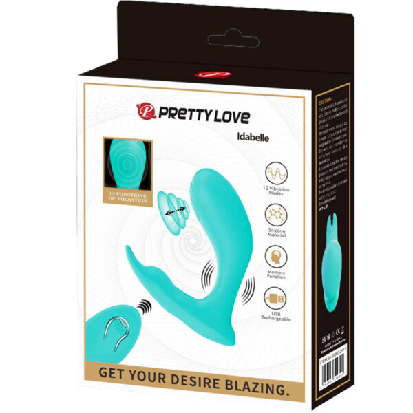 Pretty Love Idabelle — G-Spot Vibrator, Remote Control, Blue — Clitoral Stimulators — view 7