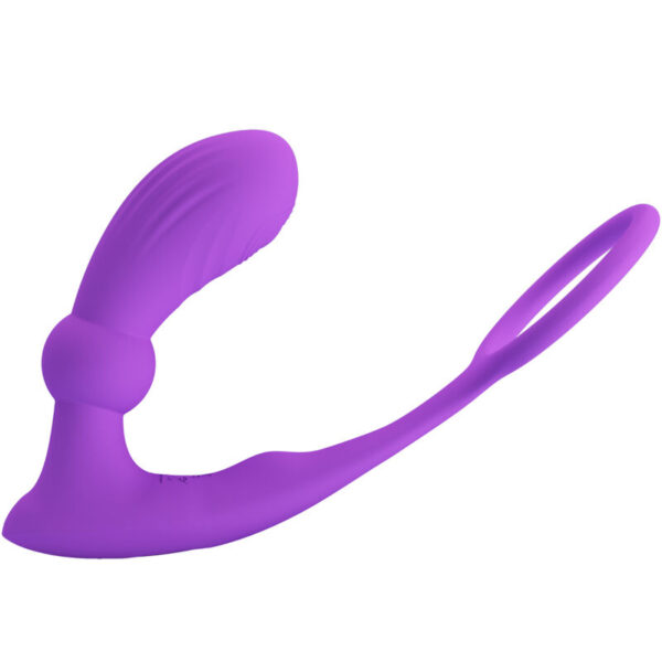 Pretty Love Warren — Cock Ring, Vibrating Butt Plug, Violet — Cock Rings — view 7