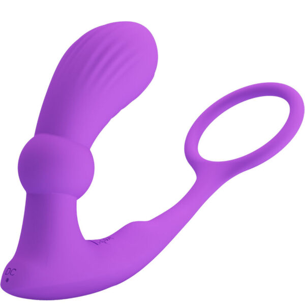 Pretty Love Warren — Cock Ring, Vibrating Butt Plug, Violet — Cock Rings