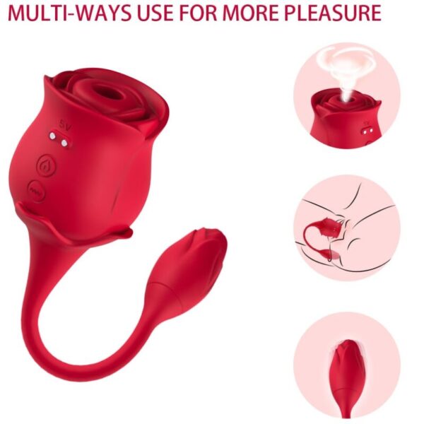 Armony Rose — Clit Sucker, Rechargeable, Red — Clitoral Stimulators — view 5