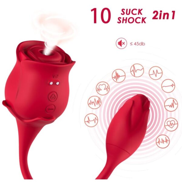 Armony Rose — Clit Sucker, Rechargeable, Red — Clitoral Stimulators — view 4