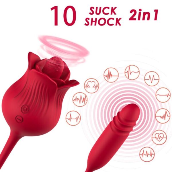 Armony Roselip — Tongue Vibrator, Rechargeable, Red — Clitoral Stimulators — view 2