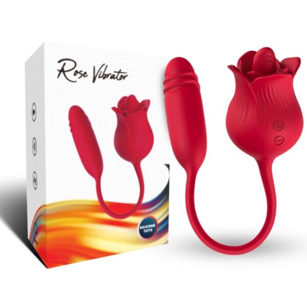 Armony Roselip — Tongue Vibrator, Rechargeable, Red — Clitoral Stimulators