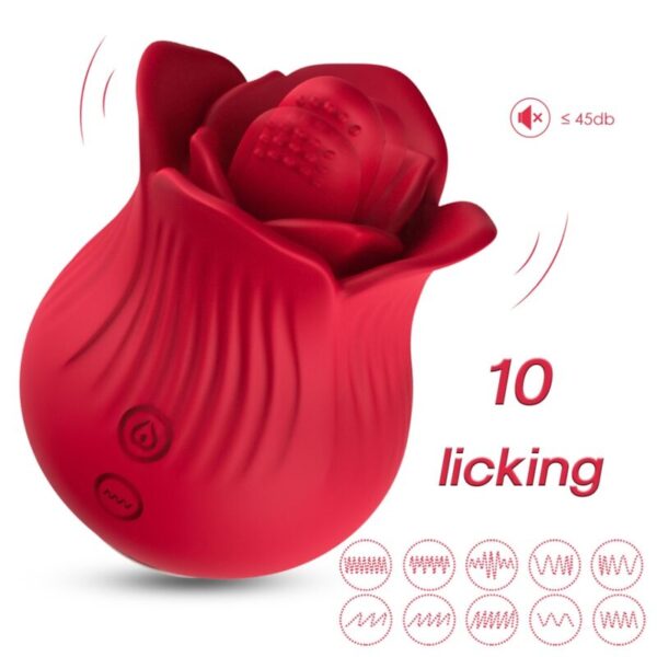 Armony Rose — Clitoral Vibrator, Rechargeable, Red — Clitoral Stimulators