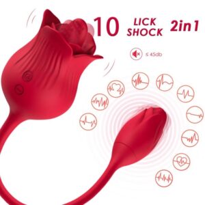 Armony Rose with Tail — Clitoral Vibrator, Rechargeable, Red — Clitoral Stimulators