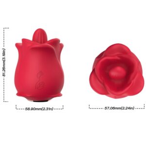 Armony Rose — Tongue Vibrator, Rechargeable, Red — Clitoral Stimulators — view 3