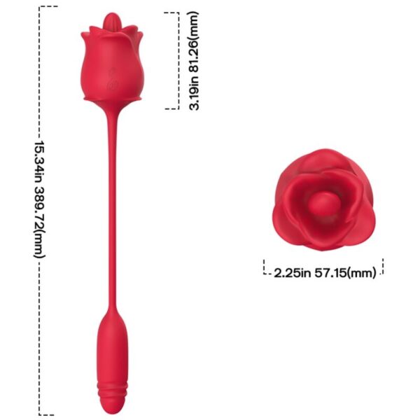 Armony Rose 3-in-1 — Clit Sucker, Rechargeable, Red — Clitoral Stimulators — view 4