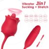 Armony Rose 3-in-1 — Clit Sucker, Rechargeable, Red — Clitoral Stimulators