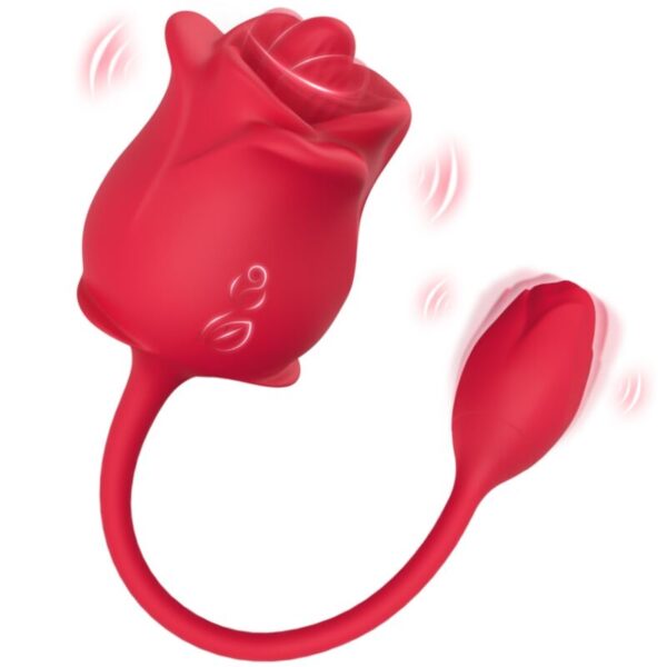 Armony Rose 2-in-1 — Clit Sucker, Rechargeable, Red — Clitoral Stimulators — view 5