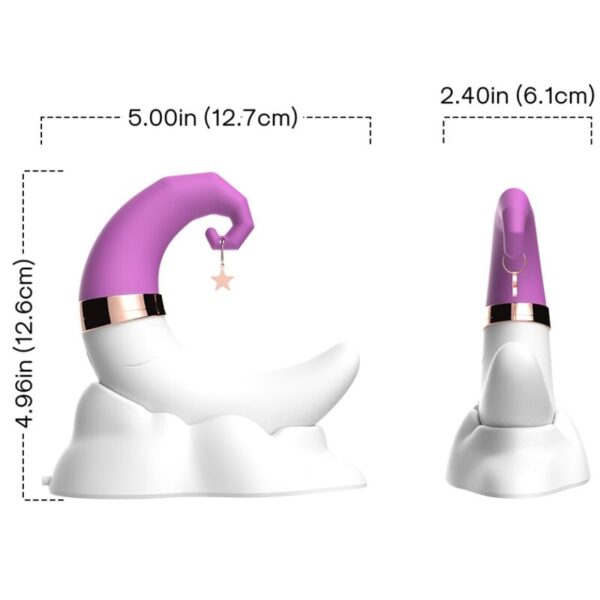 Armony Sweetmoon — Clit Sucker, Rechargeable, White and Pink — Clitoral Stimulators — view 5