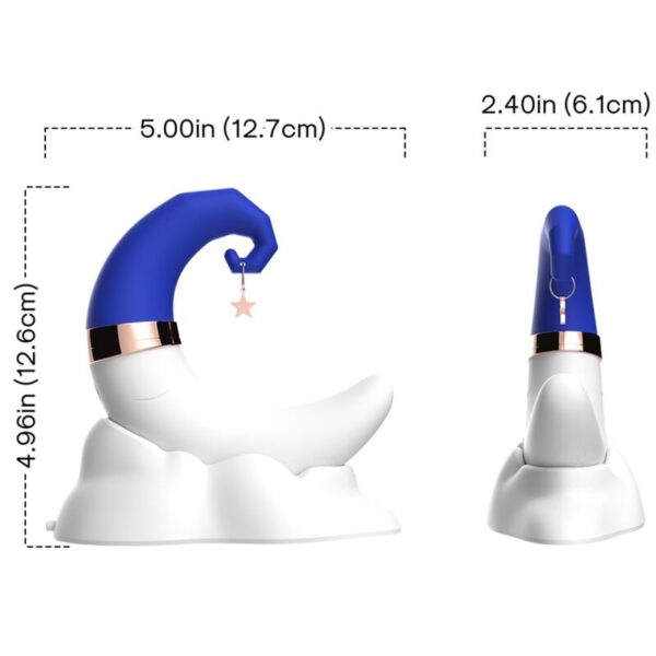 Armony Sweetmoon — Clit Sucker, Rechargeable, White and Blue — Clitoral Stimulators — view 4