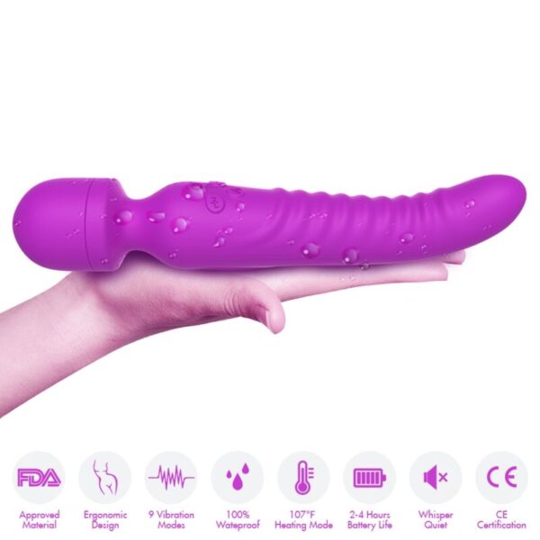 Armony Mission — Wand Massager, Heated, Purple — Clitoral Stimulators — view 2