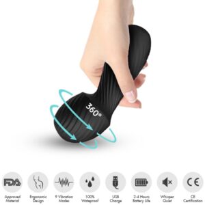 Armony Dazzle Small — Personal Massager, Black — Clitoral Stimulators — view 3