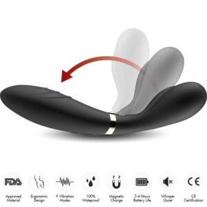 Armony Y-Wand — Personal Massager, Black — Clitoral Stimulators — view 3