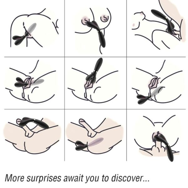 Armony Y-Wand — Personal Massager, Black — Clitoral Stimulators — view 2