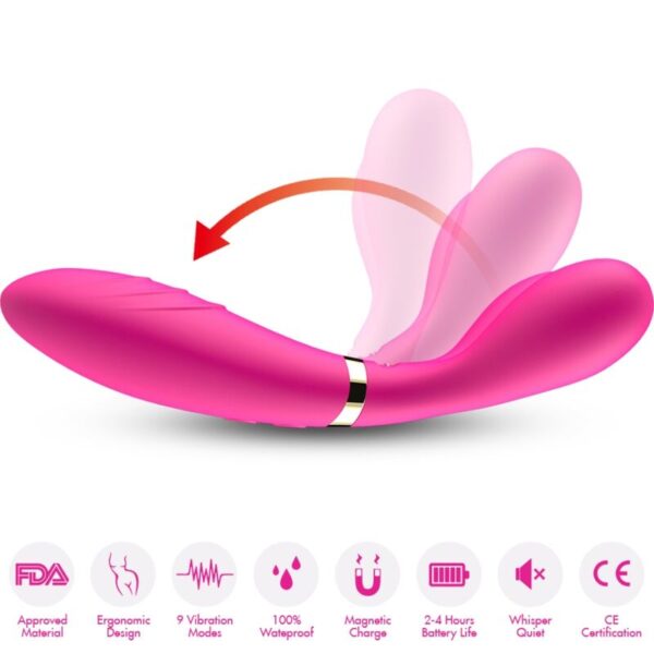 Armony Y-Wand — Personal Massager, Fuchsia — Clitoral Stimulators — view 3
